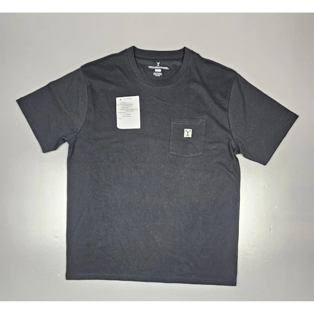 Yellowstone Dutton‎ Ranch T-Shirt Mens Large. Black Promo Sample TV Show. NWT